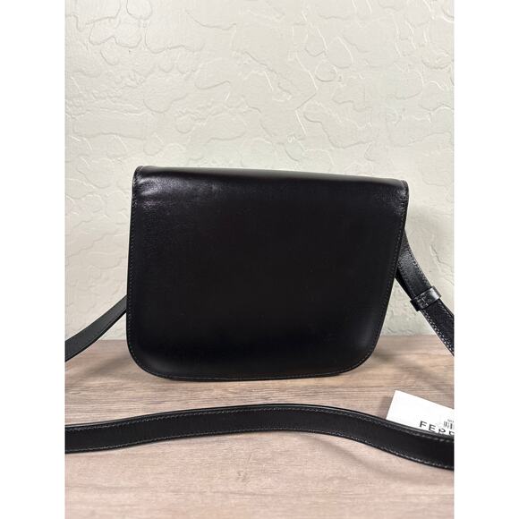 Salvatore‎ Ferragamo Calfskin Fiamma Small Crossbody Black - Picture 3 of 11